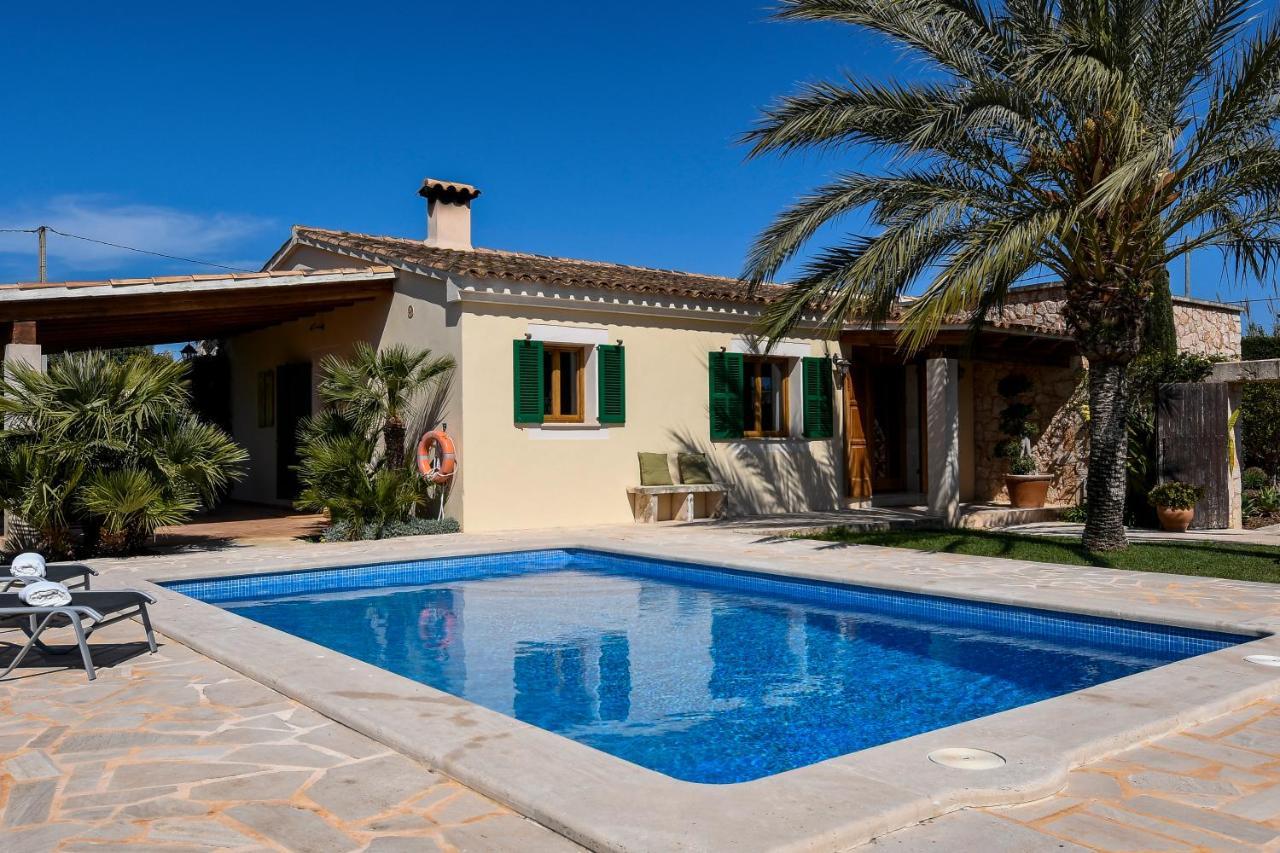 Moderne Finca Can Vicento - Heizung - Pizzaofen Porto Cristo Eksteriør billede