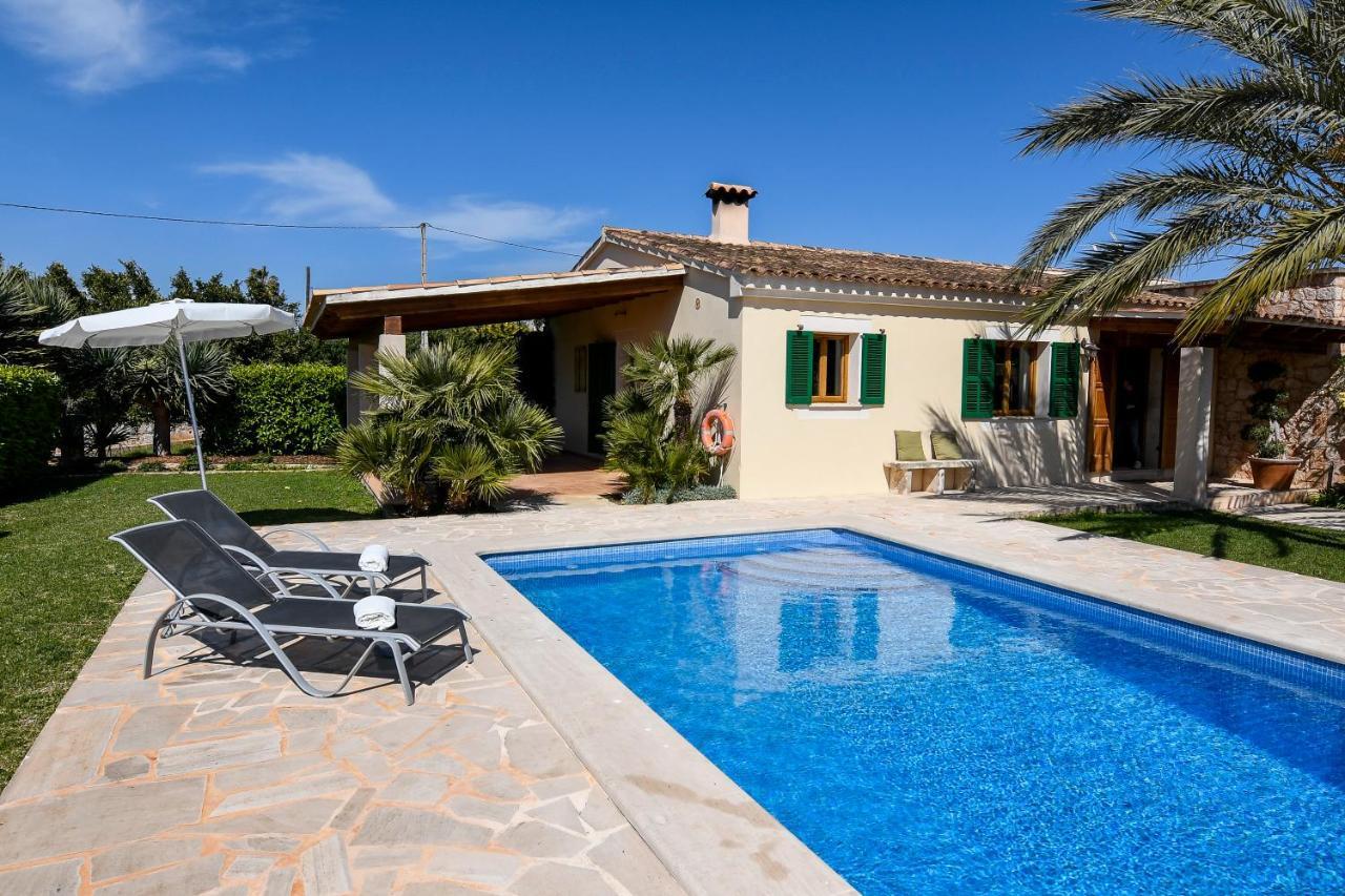 Moderne Finca Can Vicento - Heizung - Pizzaofen Porto Cristo Eksteriør billede