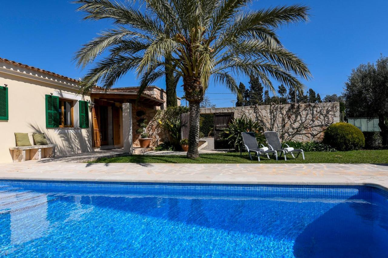 Moderne Finca Can Vicento - Heizung - Pizzaofen Porto Cristo Eksteriør billede