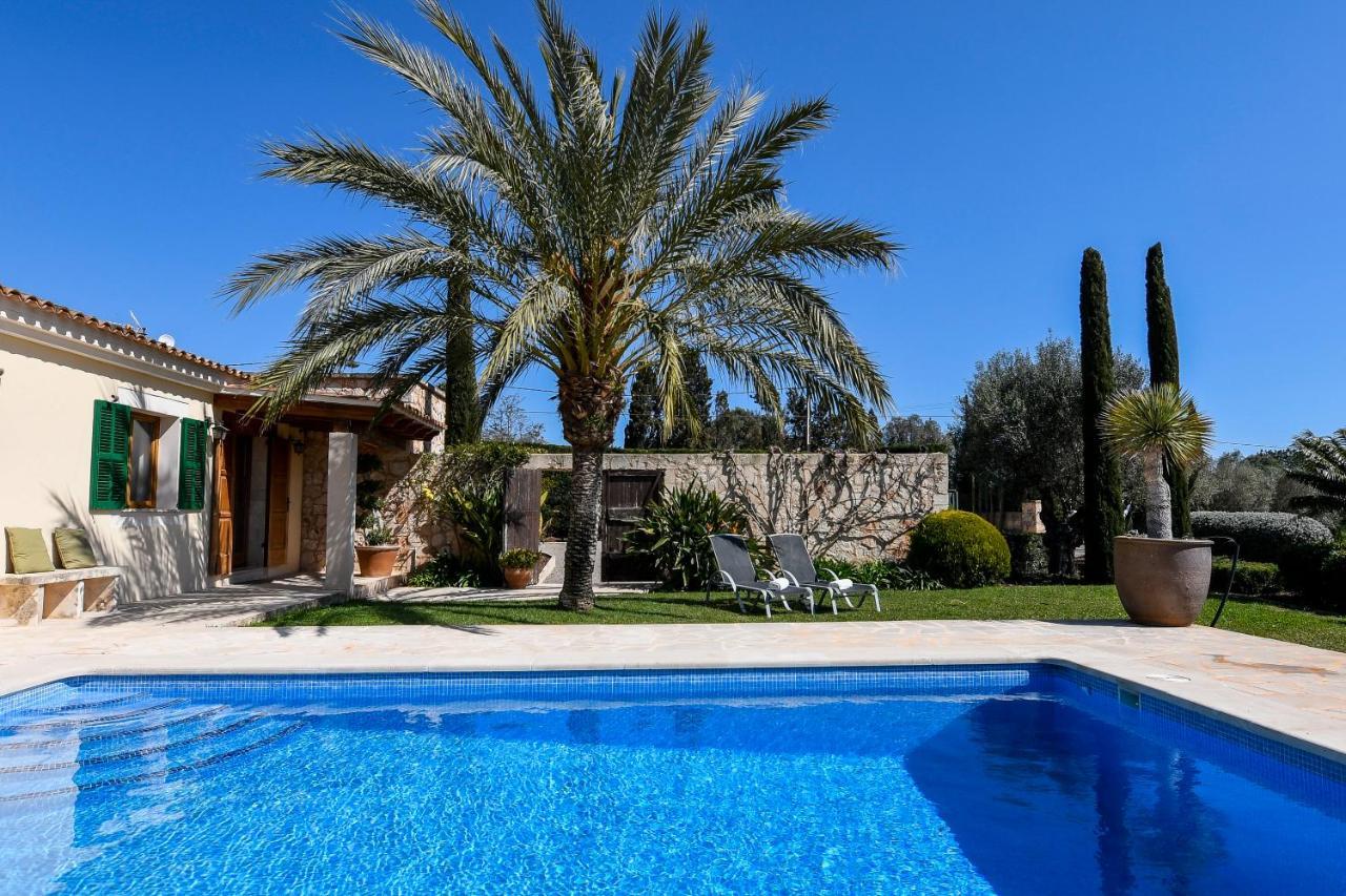 Moderne Finca Can Vicento - Heizung - Pizzaofen Porto Cristo Eksteriør billede