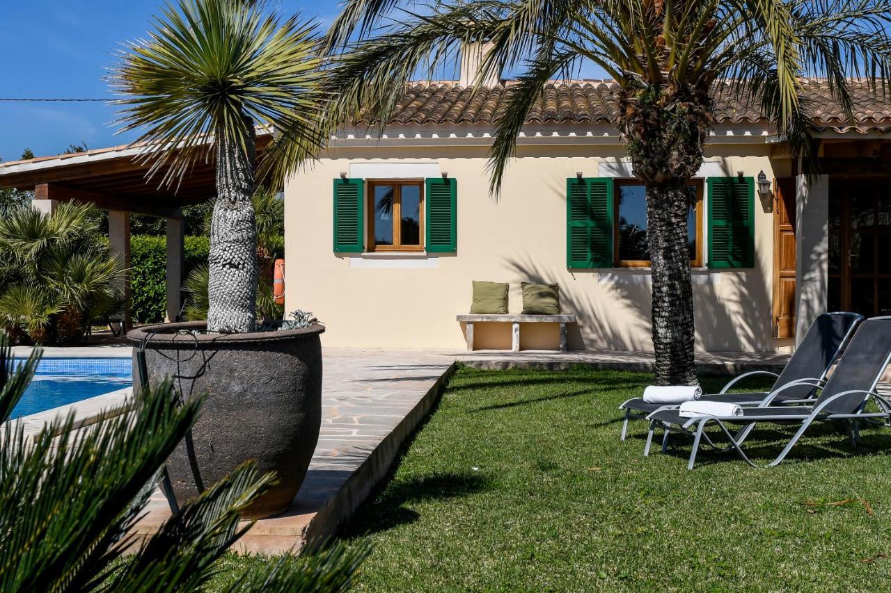 Moderne Finca Can Vicento - Heizung - Pizzaofen Porto Cristo Eksteriør billede